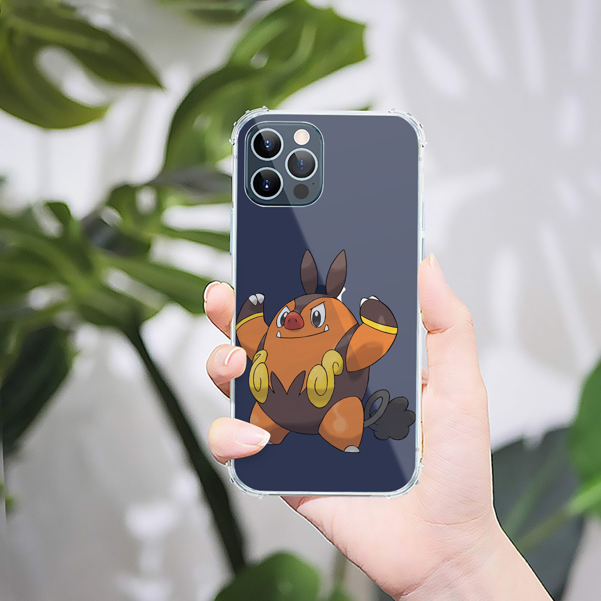 （画像用） ポケットモンスター Pokémon 【iPhone 12シリーズ対応】透明スマホケース（クリアソフトケース）